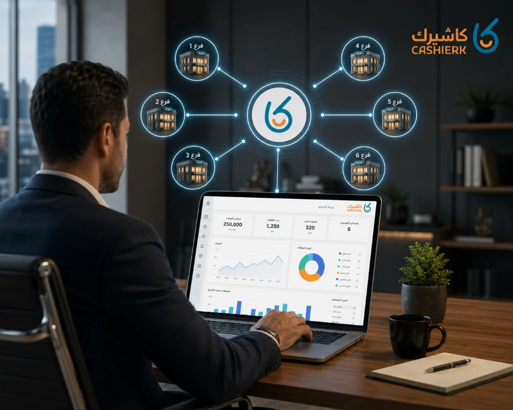 كيف تدير الفروع المتعددة لنشاطك وتراقب المبيعات والمخزون لحظياً؟