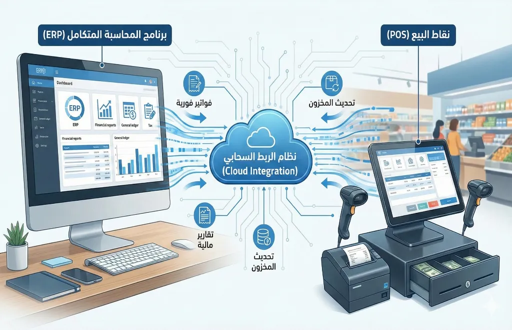 برامج المحاسبة والربط مع نقاط البيع (POS)
