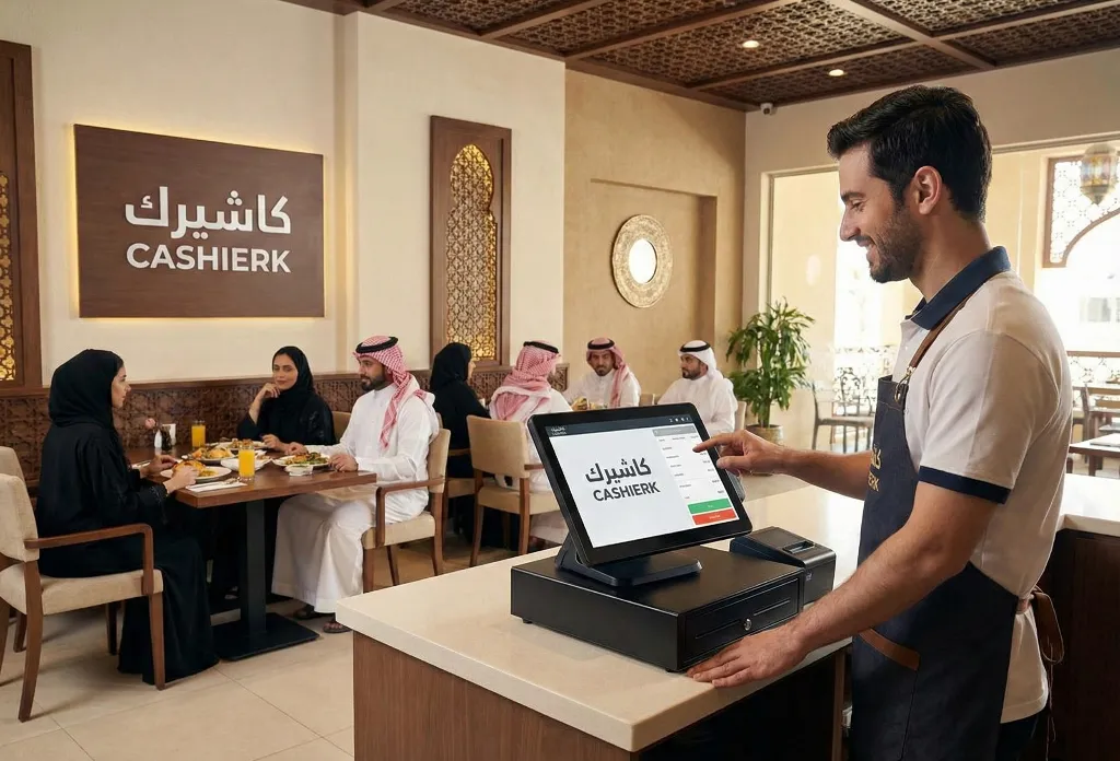 كاشير مطعم سحابي معتمد للمطاعم السعودية