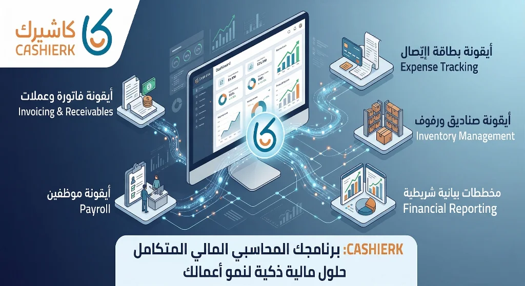 كاشيرك برنامج محاسبي متكامل معتمد من هيئة الزكاة