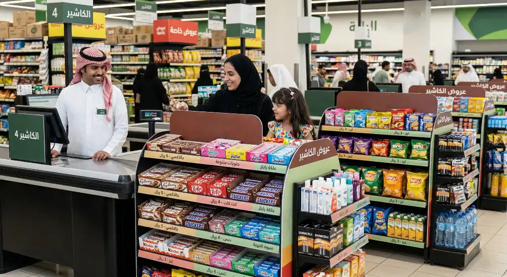 استغلال منطقة الكاشير لتحفيز الشراء الاندفاعي وزيادة قيمة الفاتورة